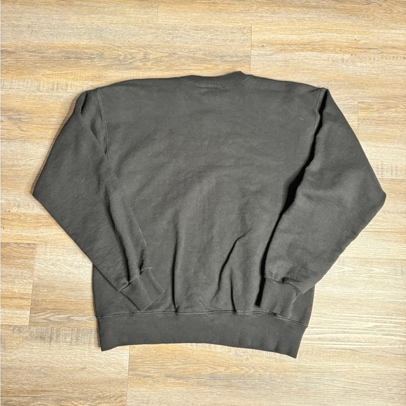 Vintage THRASHER Sweatshirt Men Black Japanese Script Skateboard Magazine 90s - Picture 6 of 6